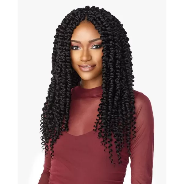 Passion Twist Hair - 8 Packs 14 Inch Pretwisted Passion Twist Crochet Hair For Women, Pre-Looped Passion Twists Braiding Synthetic Hair Extensions , T350)