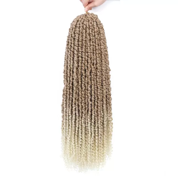 Passion Twist Hair - 8 Packs 14 Inch Pretwisted Passion Twist Crochet Hair For Women, Pre-Looped Passion Twists Braiding Synthetic Hair Extensions , T350)