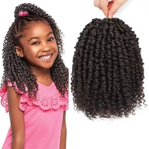 Passion Twist Hair - 8 Packs 14 Inch Pretwisted Passion Twist Crochet Hair For Women, Pre-Looped Passion Twists Braiding Synthetic Hair Extensions , T350)