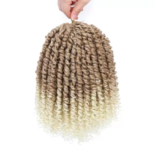 Passion Twist Hair - 8 Packs 14 Inch Pretwisted Passion Twist Crochet Hair For Women, Pre-Looped Passion Twists Braiding Synthetic Hair Extensions , T350)