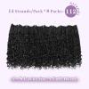 imageBohemain Box Braids Crochet Hair for Black Women 14Inch Boho Crochet Hair Pre Looped 8PK Crochet Boho Braids with Curly Ends1B