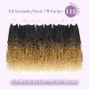 imageBohemain Box Braids Crochet Hair for Black Women 14Inch Boho Crochet Hair Pre Looped 8PK Crochet Boho Braids with Curly Ends1B27613