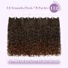 imageBohemain Box Braids Crochet Hair for Black Women 14Inch Boho Crochet Hair Pre Looped 8PK Crochet Boho Braids with Curly Ends1B30