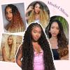imageBohemain Box Braids Crochet Hair for Black Women 14Inch Boho Crochet Hair Pre Looped 8PK Crochet Boho Braids with Curly Ends1B350613