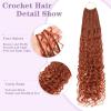 imageBohemain Box Braids Crochet Hair for Black Women 14Inch Boho Crochet Hair Pre Looped 8PK Crochet Boho Braids with Curly Ends350