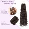 imageBohemain Box Braids Crochet Hair for Black Women 14Inch Boho Crochet Hair Pre Looped 8PK Crochet Boho Braids with Curly Ends4