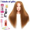 imageMannequin Head Human Hair 26 Inch Mannequin Head with Hair and Stand 60 Real Hair Mannequin Head for Kids Cosmetology mannequin head for braiding Mannequins Doll Head to Practice HairstylesBlonde