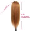 imageMannequin Head Human Hair 26 Inch Mannequin Head with Hair and Stand 60 Real Hair Mannequin Head for Kids Cosmetology mannequin head for braiding Mannequins Doll Head to Practice HairstylesBlonde