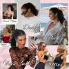 imageNAYOO Claw Clip Ponytail Extension Black Brown 12quot Short Wavy Ponytail Clip in Hair Extensions for Women Curly Natural Layered Pony Tails for Short Thin Hair Synthetic HairpieceBlack BrownBlack