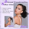 imageNAYOO Claw Clip Ponytail Extension Black Brown 12quot Short Wavy Ponytail Clip in Hair Extensions for Women Curly Natural Layered Pony Tails for Short Thin Hair Synthetic HairpieceBlack BrownSalt and Pepper