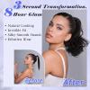 imageNAYOO Claw Clip Ponytail Extension Black Brown 12quot Short Wavy Ponytail Clip in Hair Extensions for Women Curly Natural Layered Pony Tails for Short Thin Hair Synthetic HairpieceBlack BrownDark Brown Mixed Chestnut