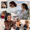 imageNAYOO Claw Clip Ponytail Extension Black Brown 12quot Short Wavy Ponytail Clip in Hair Extensions for Women Curly Natural Layered Pony Tails for Short Thin Hair Synthetic HairpieceBlack BrownChestnut Brown