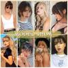 imageNAYOO Clip in Bangs  100 Human Hair Wispy Bangs Clip in Hair Extensions Brown Black Air Bangs Fringe with Temples Hairpieces for Women Curved Bangs for Daily Wearash ablonde