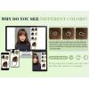 imageNAYOO Clip in Bangs  100 Human Hair Wispy Bangs Clip in Hair Extensions Brown Black Air Bangs Fringe with Temples Hairpieces for Women Curved Bangs for Daily WearMedium Brown
