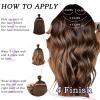 imageNAYOO Clip in Curly Hair Extensions 4PCS Long Wavy Synthetic Thick Hairpieces with Fiber Double Weft for Women Hair Full Head 24 Inch Copper Red30C