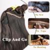 imageNAYOO Clip in Curly Hair Extensions 4PCS Long Wavy Synthetic Thick Hairpieces with Fiber Double Weft for Women Hair Full Head 24 Inch Copper RedBlack Mixed Blonde