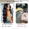 imageNAYOO Clip in Curly Hair Extensions 4PCS Long Wavy Synthetic Thick Hairpieces with Fiber Double Weft for Women Hair Full Head 24 Inch Copper RedBlack