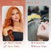 imageNAYOO Clip in Curly Hair Extensions 4PCS Long Wavy Synthetic Thick Hairpieces with Fiber Double Weft for Women Hair Full Head 24 Inch Copper RedGinger Orange