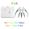 imageNAYOO Interlock Tool for Locs EasyLoc Hair Tool For Dreadlocks 5 Piece Silver Hair Locking Tool Interlocks or Sisterlocks Starting and Maintaining Your Locs Easy