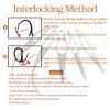 imageNAYOO Interlock Tool for Locs EasyLoc Hair Tool For Dreadlocks 5 Piece Silver Hair Locking Tool Interlocks or Sisterlocks Starting and Maintaining Your Locs Easy
