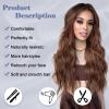 imageNAYOO Long Ombre Blonde Wavy Wig for Women 26 Inch Middle Part Curly Wavy Wig Natural Looking Synthetic Heat Resistant Fiber for Daily Party Use Ombre BlondeOmbre Brown
