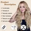 imageNAYOO Long Ombre Blonde Wavy Wig for Women 26 Inch Middle Part Curly Wavy Wig Natural Looking Synthetic Heat Resistant Fiber for Daily Party Use Ombre BlondeOmbre Dirty Blonde