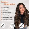 imageNAYOO Long Ombre Blonde Wavy Wig for Women 26 Inch Middle Part Curly Wavy Wig Natural Looking Synthetic Heat Resistant Fiber for Daily Party Use Ombre BlondeDark Brown Mixed Chestnut