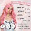 imageNAYOO Long Wavy Wigs for Women Dark Brown Middle Part Wig Synthetic Heat Resistant Fiber Women Wigs for Daily Party Use 26 Inch Dark BrownPinkA