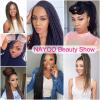 imageNAYOO Senegalese Twist Crochet Hair For Black Women  8 Packs 35 StrandsPack Small Twist Crochet Braids Hair Hot Water Setting Crochet Braiding Hair Straight Ends18 Inch 1BNatural Black