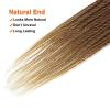 imageNAYOO Senegalese Twist Crochet Hair For Black Women  8 Packs 35 StrandsPack Small Twist Crochet Braids Hair Hot Water Setting Crochet Braiding Hair Straight Ends18 Inch 1B3027