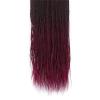 imageNAYOO Senegalese Twist Crochet Hair For Black Women  8 Packs 35 StrandsPack Small Twist Crochet Braids Hair Hot Water Setting Crochet Braiding Hair Straight Ends18 Inch 1B1BBUG