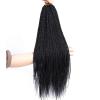 imageNAYOO Senegalese Twist Crochet Hair For Black Women  8 Packs 35 StrandsPack Small Twist Crochet Braids Hair Hot Water Setting Crochet Braiding Hair Straight Ends18 Inch 1BNatural Black
