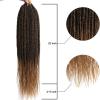 imageNAYOO Senegalese Twist Crochet Hair For Black Women  8 Packs 35 StrandsPack Small Twist Crochet Braids Hair Hot Water Setting Crochet Braiding Hair Straight Ends18 Inch 1B1B30