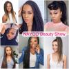 imageNAYOO Senegalese Twist Crochet Hair For Black Women  8 Packs 35 StrandsPack Small Twist Crochet Braids Hair Hot Water Setting Crochet Braiding Hair Straight Ends18 Inch 1B1BPurpleBug