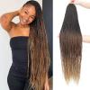 imageNAYOO Senegalese Twist Crochet Hair For Black Women  8 Packs 35 StrandsPack Small Twist Crochet Braids Hair Hot Water Setting Crochet Braiding Hair Straight Ends18 Inch 1B1B3027