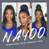imageNAYOO Senegalese Twist Crochet Hair For Black Women  8 Packs 35 StrandsPack Small Twist Crochet Braids Hair Hot Water Setting Crochet Braiding Hair Straight Ends18 Inch 1B1B Mixed Tinsel
