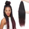 imageNAYOO Senegalese Twist Crochet Hair For Black Women  8 Packs 35 StrandsPack Small Twist Crochet Braids Hair Hot Water Setting Crochet Braiding Hair Straight Ends18 Inch 1B1BBUG