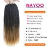 imageNAYOO Senegalese Twist Crochet Hair For Black Women  8 Packs 35 StrandsPack Small Twist Crochet Braids Hair Hot Water Setting Crochet Braiding Hair Straight Ends18 Inch 1B1B27