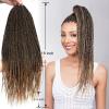 imageNAYOO Senegalese Twist Crochet Hair For Black Women  8 Packs 35 StrandsPack Small Twist Crochet Braids Hair Hot Water Setting Crochet Braiding Hair Straight Ends18 Inch 1B1B27
