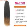 imageNAYOO Senegalese Twist Crochet Hair For Black Women  8 Packs 35 StrandsPack Small Twist Crochet Braids Hair Hot Water Setting Crochet Braiding Hair Straight Ends18 Inch 1B1B27