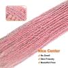 imageNAYOO Senegalese Twist Crochet Hair For Black Women  8 Packs 35 StrandsPack Small Twist Crochet Braids Hair Hot Water Setting Crochet Braiding Hair Straight Ends18 Inch 1BPink with Tinsel