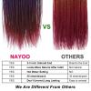 imageNAYOO Senegalese Twist Crochet Hair For Black Women  8 Packs 35 StrandsPack Small Twist Crochet Braids Hair Hot Water Setting Crochet Braiding Hair Straight Ends18 Inch 1B1BPurpleBug