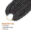 imageNAYOO Senegalese Twist Crochet Hair For Black Women  8 Packs 35 StrandsPack Small Twist Crochet Braids Hair Hot Water Setting Crochet Braiding Hair Straight Ends18 Inch 1B1BGray