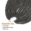 imageNAYOO Senegalese Twist Crochet Hair For Black Women  8 Packs 35 StrandsPack Small Twist Crochet Braids Hair Hot Water Setting Crochet Braiding Hair Straight Ends18 Inch 1B1B27613