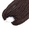 imageNAYOO Senegalese Twist Crochet Hair For Black Women  8 Packs 35 StrandsPack Small Twist Crochet Braids Hair Hot Water Setting Crochet Braiding Hair Straight Ends18 Inch 1B1B30