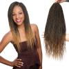 imageNAYOO Senegalese Twist Crochet Hair For Black Women  8 Packs 35 StrandsPack Small Twist Crochet Braids Hair Hot Water Setting Crochet Braiding Hair Straight Ends18 Inch 1B1B27
