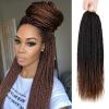imageNAYOO Senegalese Twist Crochet Hair For Black Women  8 Packs 35 StrandsPack Small Twist Crochet Braids Hair Hot Water Setting Crochet Braiding Hair Straight Ends18 Inch 1B1B30
