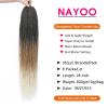 imageNAYOO Senegalese Twist Crochet Hair For Black Women  8 Packs 35 StrandsPack Small Twist Crochet Braids Hair Hot Water Setting Crochet Braiding Hair Straight Ends18 Inch 1B1B27613