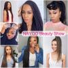 imageNAYOO Senegalese Twist Crochet Hair For Black Women  8 Packs 35 StrandsPack Small Twist Crochet Braids Hair Hot Water Setting Crochet Braiding Hair Straight Ends18 Inch 1B4