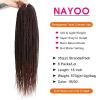 imageNAYOO Senegalese Twist Crochet Hair For Black Women  8 Packs 35 StrandsPack Small Twist Crochet Braids Hair Hot Water Setting Crochet Braiding Hair Straight Ends18 Inch 1B1B30